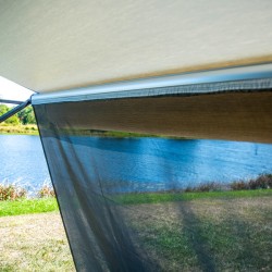 Aussie Traveller Sunblocker Privacy Screen End Wall - Black